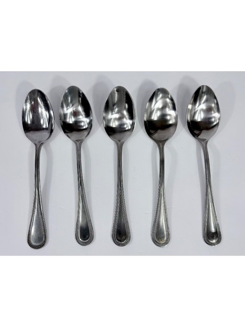 Set Of 5 Nantucket Distributing Christmas Tree Shops Stainless Steel Tablespoons